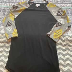 LuLaRoe Randy 3/4 sleeve top XS